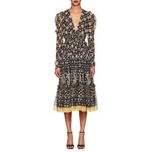 ULLA JOHNSON Karolina Silk-Blend Fil Coupé